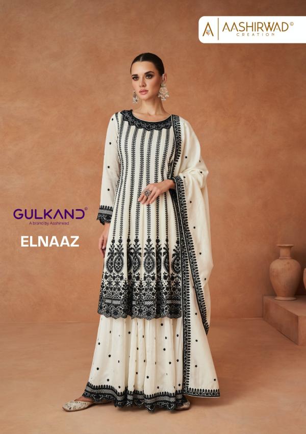 Aashirwad Gulkand Elnaaz Premium Silk Designer Salwar Kameez